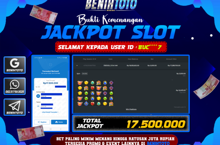 BUKTI JACKPOT BENIHTOTO