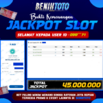 BUKTI JACKPOT BENIHTOTO