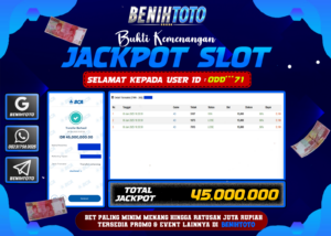 BUKTI JACKPOT BENIHTOTO