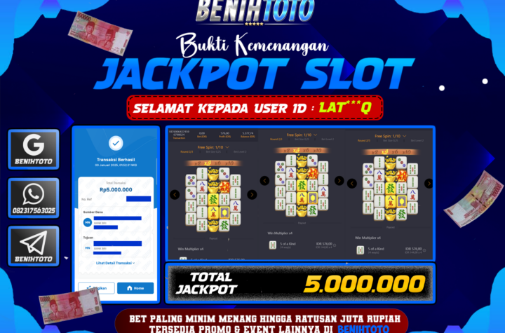 BUKTI JACKPOT BENIHTOTO